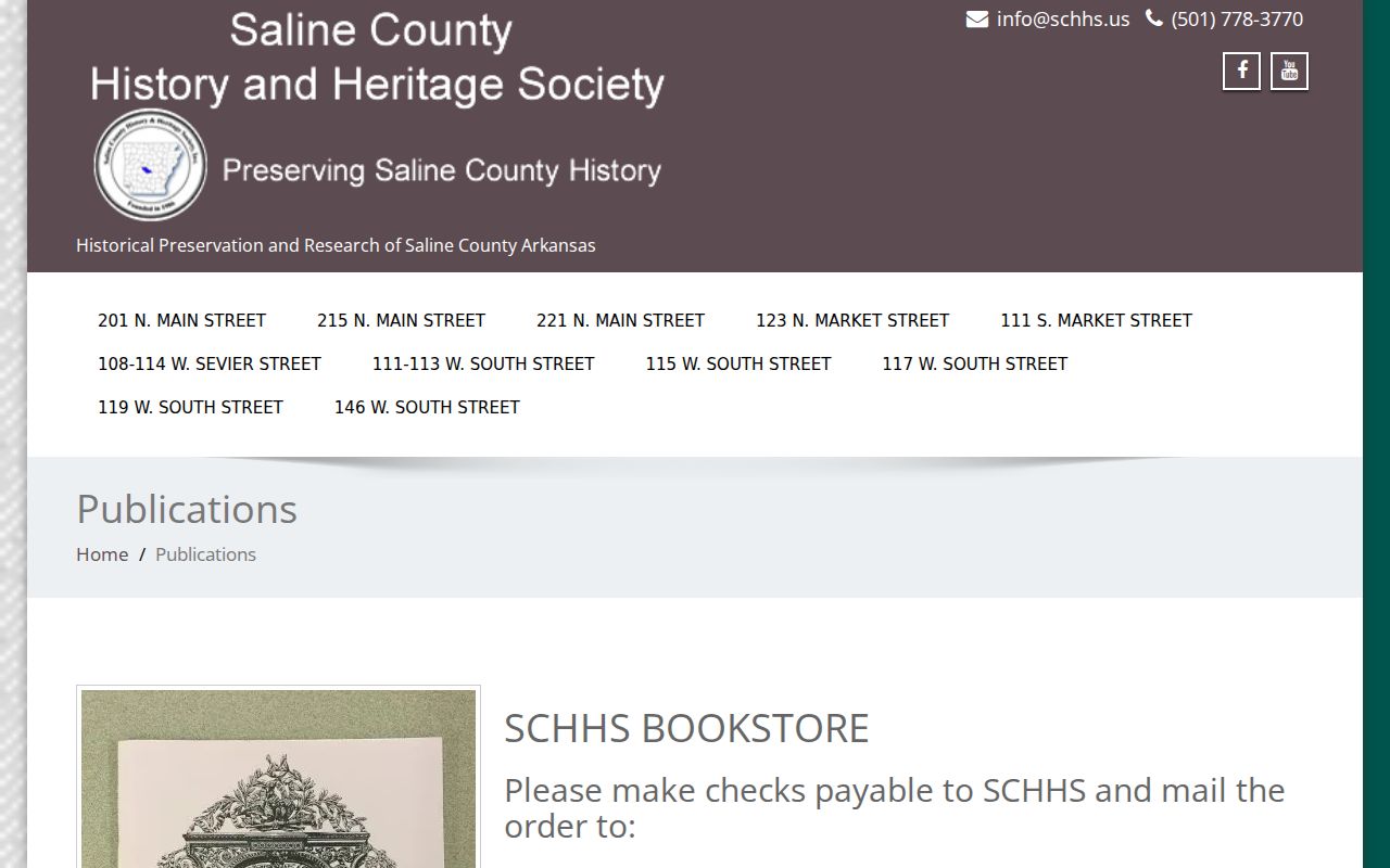 Benton city directory companion publications from the Saline County historical society